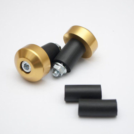 AKRYBIUS handlebar tips (FLAT) color gold set