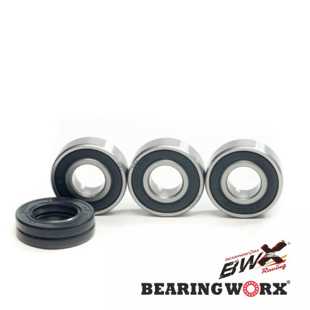 BEARING WORX galinio rato guoliai su riebokšliais KAWASAKI KX80/85 98-14 (25-1033) (25-1186)