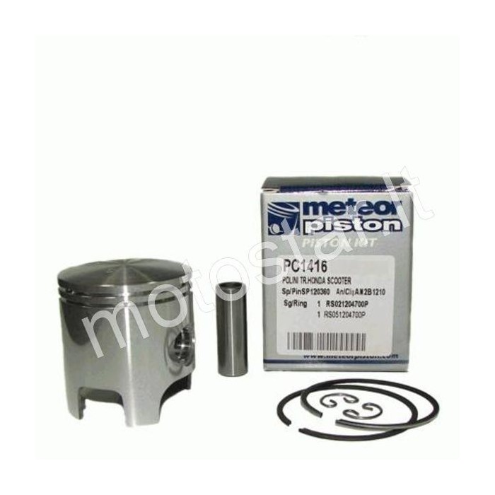 Piaggio / Gilera / Peugeot / Minarelli Polini 70cc PIN12 Meteor piston kit