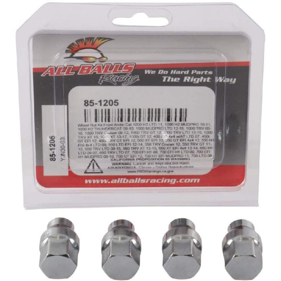 ALL BALLS wheel nuts front / rear ARCTIC CAT MUDPRO/THUNDERCAT/PROWLER/WILDCAT