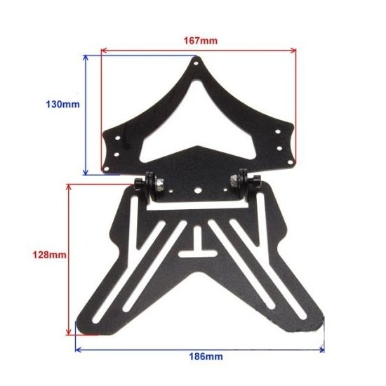 Universal license plate holder