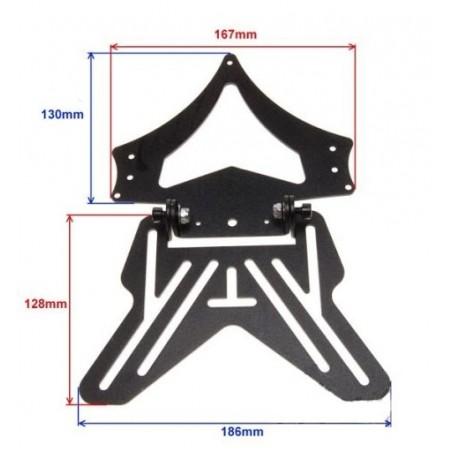 Universal license plate holder