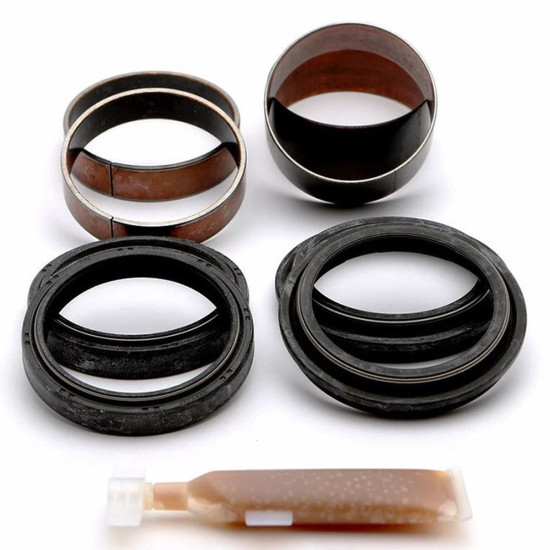 KYB shock absorber bearings front KX125/250 '02-'03 (dust seals 2pcs., grease 2pcs., bushings 4pcs., grease) (SERVI