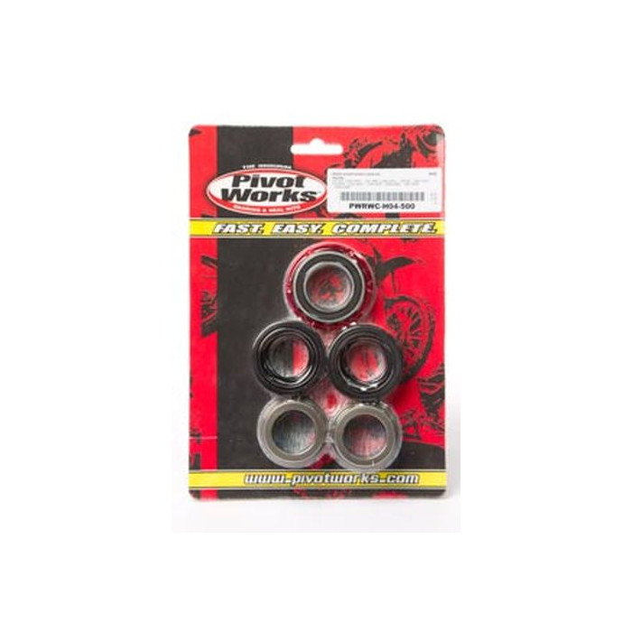 PIVOT WORKS rear wheel bearing kit with seals HONDA CRF 25R 04-08/ CR 125R 02-07/ CRF 450R 02-08