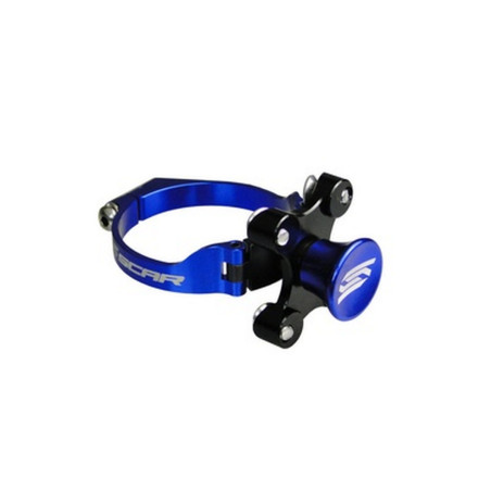 SCAR RACING starter mechanism (for starting) suitable for KAYABA YAMAHA YZ 125/250, YZF 250/450 color blue