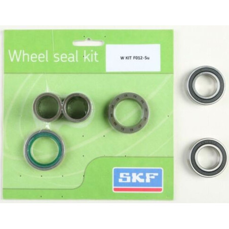 SKF priekinio rato guolių komplektas su riebokšliais ir įvorėmis SUZUKI RMZ 250 '07-19, RMZ 450 '05-'19, KAWASAKI KXF 450 '19