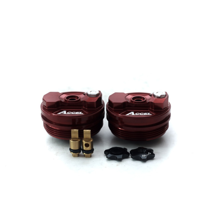 ACCEL front shock absorber upper cap (nut) with adjustment HONDA CRF 250R '18-20, CRF 450R/RX '17-20, CRF 250R
