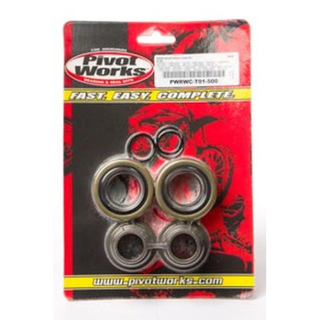 PIVOT WORKS galinio rato guolių komplektas su riebokšliais ir įvorėmis KTM SX/SXF '98-'12,  EXC/EXCF '98-'22 HUSQVARNA ,HUSABERG