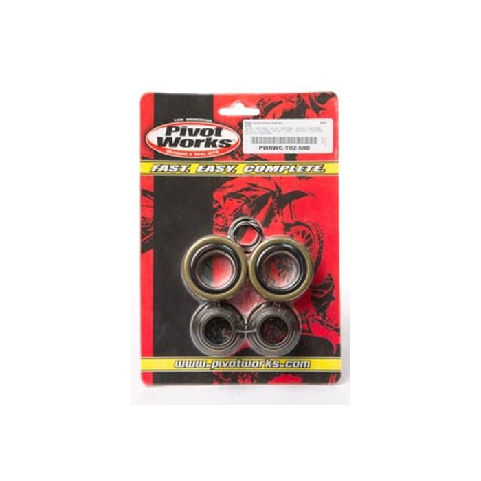 PIVOT WORKS rear wheel bearing kit with seals and bushings KTM SX/SXF '98-'12, EXC/EXCF '98-'22 HUSQVARNA,HUSABERG