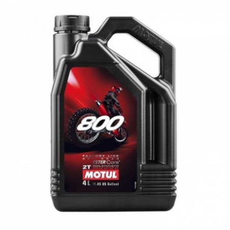 Motul 800 2T Factory Line Off Road fully synthetic oil 4L