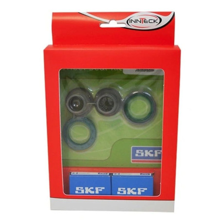 SKF priekinio rato guolių komplektas su riebokšliais ir įvorėmis HONDA CRF 250R '04-'19, CRF 450R '02-'19 (skaitykite aprašymą)