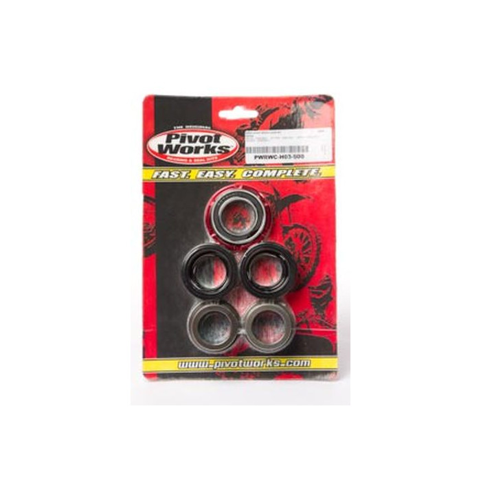 PIVOT WORKS rear wheel bearing kit with seals HONDA CR 250 '00-'01