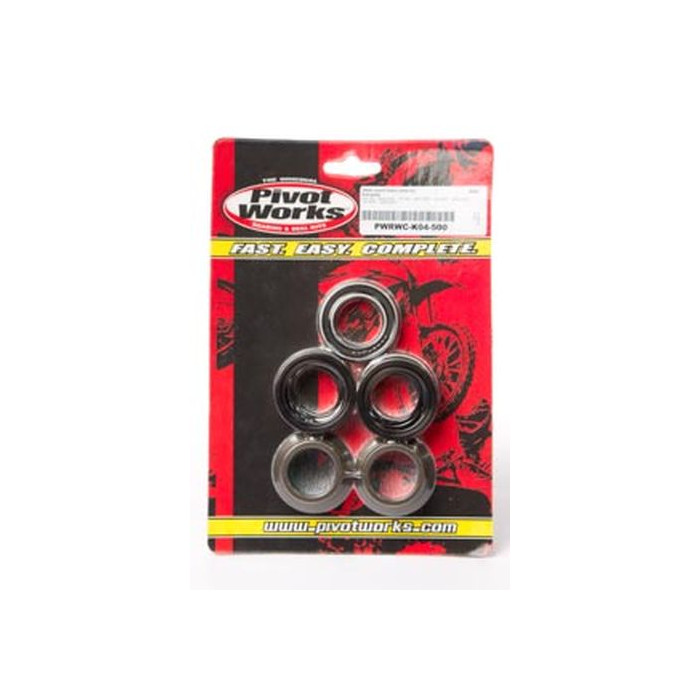PIVOT WORKS rear wheel bearing kit with seals KAWASAKI KX125 03-05/ KX 250 03-07/ KX450F/ KX250F 04-07