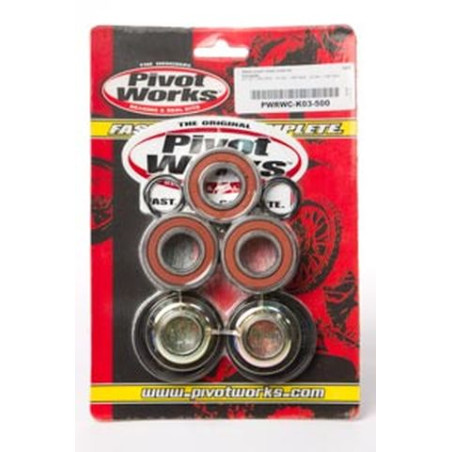 PIVOT WORKS rear wheel bearing kit with seals KAWASAKI KX125 '97-'02, KX250 '97-'02, KX500 '97-'04
