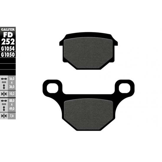 Galfer Scooter Semi Metal FD252G1050 brake pads