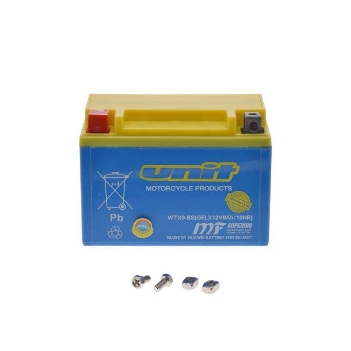 YTX9-BS 12V 9Ah 120A Unit GEL battery