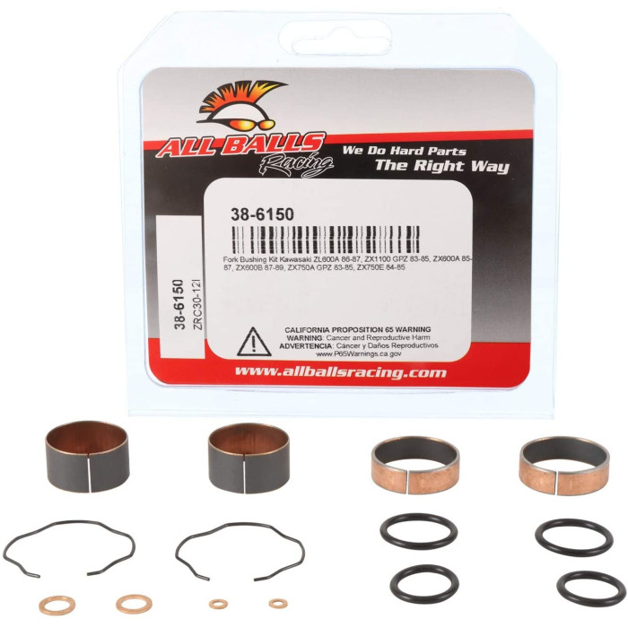 ALL BALLS front shock absorber bushing kit KAWASAKI ZL600A 86-87, ZX1100 GPZ 83-85, ZX600A 85-87, ZX600B 87-89, ZX750A