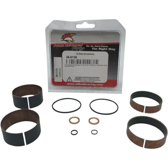 ALL BALLS front shock absorber bushing kit KTM SX 85 18-19, SX 85 BW 18-19, HUSQVARNA TC 85 18-19, TC 85 BW 19