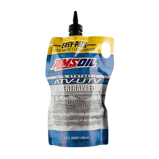 Amsoil Synthetic ATV/UTV Powertrain Fluid 0.946 (1 quart easy pack)