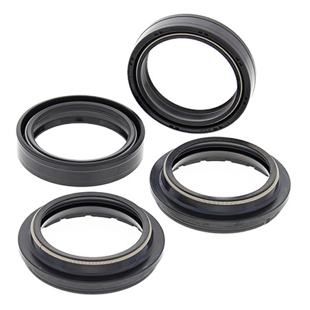 ALL BALLS priekinių amortizatorių tepalo ir dulkių riebokšlių komplektas BMW F650GS 09-13, F700GS 12-16, G650GS 10-15, HP2 SPORT
