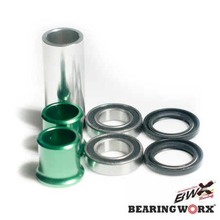 BEARING WORX priekinio rato guoliai su riebokšliais ir įvorėmis KAWASAKI KX 250 06-07, KXF 250 04-17, KXF 450 06-17 (25-1079)