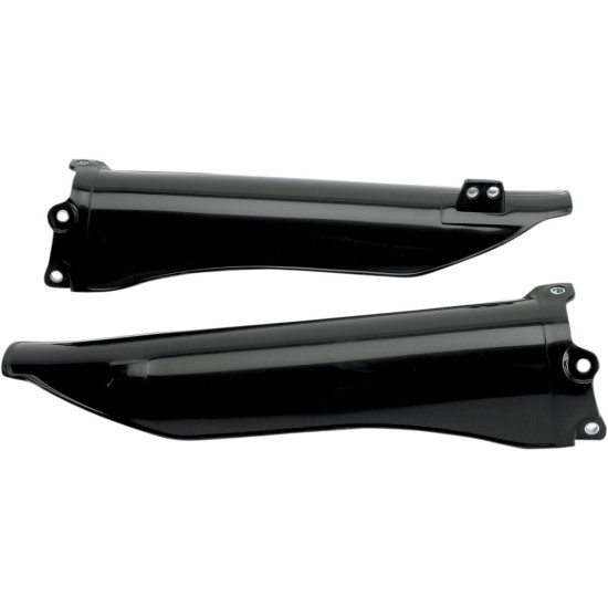 UFO front shock absorber guards KAWASAKI KXF 250/450 '06-'08, KLX 450R '07-'14 color BLACK
