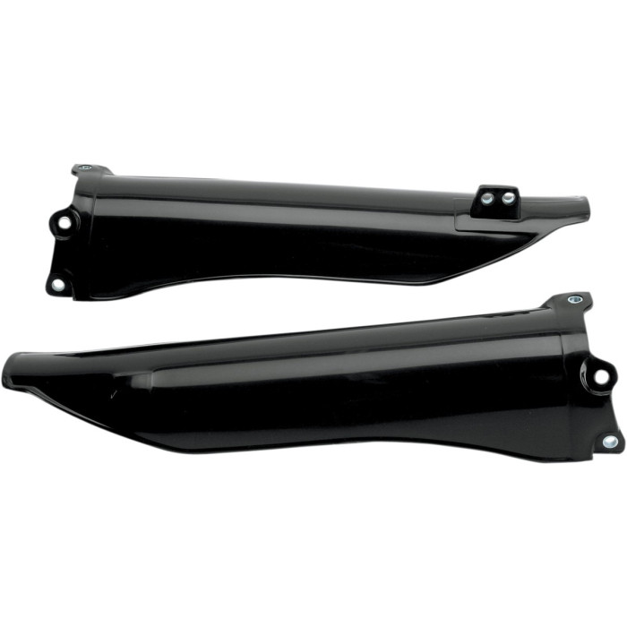 UFO front shock absorber guards KAWASAKI KXF 250/450 '06-'08, KLX 450R '07-'14 color BLACK