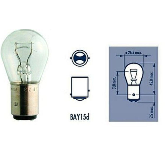 TUNGSRAM bulb P21/5W 24V 21/5W BAY15D TU