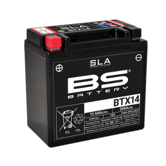 BS akumuliatorius BTX14...