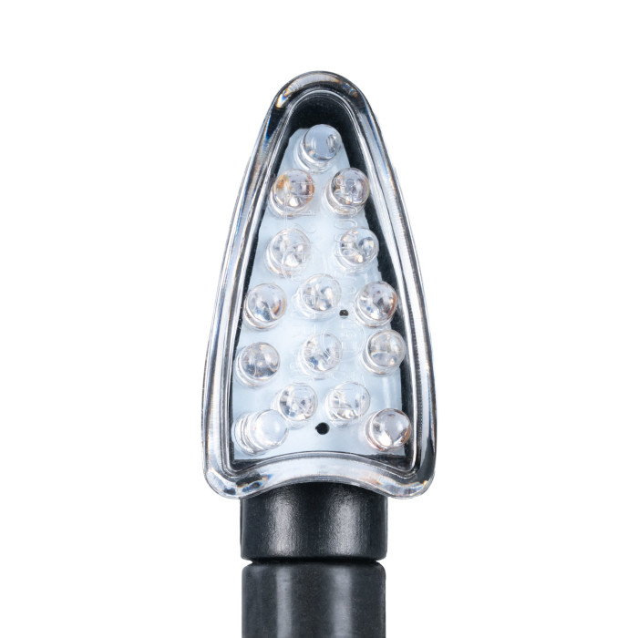 OXFORD turn signal (CE) ARROW - pair, with resistors (12V, 21W) - pair, color black, long installation (old product code: OF476)
