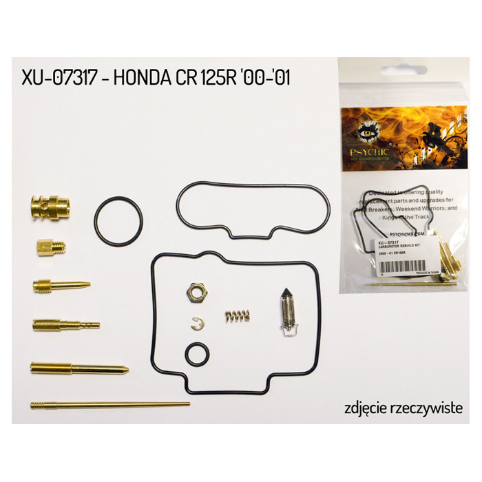 PSYCHIC carburetor repair kit HONDA CR 125R '00-'01 (26-1185) (for 1 carburetor)