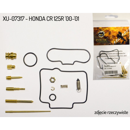 PSYCHIC karbiuratoriaus remontinis komplektas HONDA CR 125R '00-'01 (26-1185) (1 karbiuratoriui)