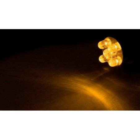 Bulb BA15S 12V 5x LED, orange