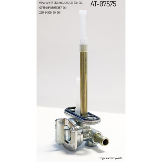 BRONCO fuel tap YAMAHA WRF 250/400/426/450 '99-'06, YZF 350 BANSHEE '87-'06 (2GU-24500-00-00) tube diameter 8MM
