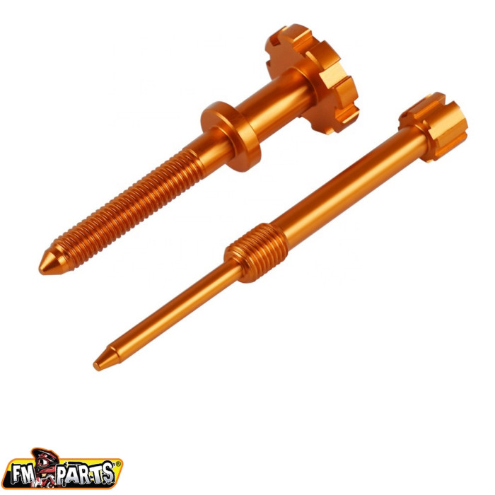 FM-PARTS mixture adjustment screw and idle speed for KEIHIN carburetor (FUEL MIXTURE  IDLE SCREW) color orange