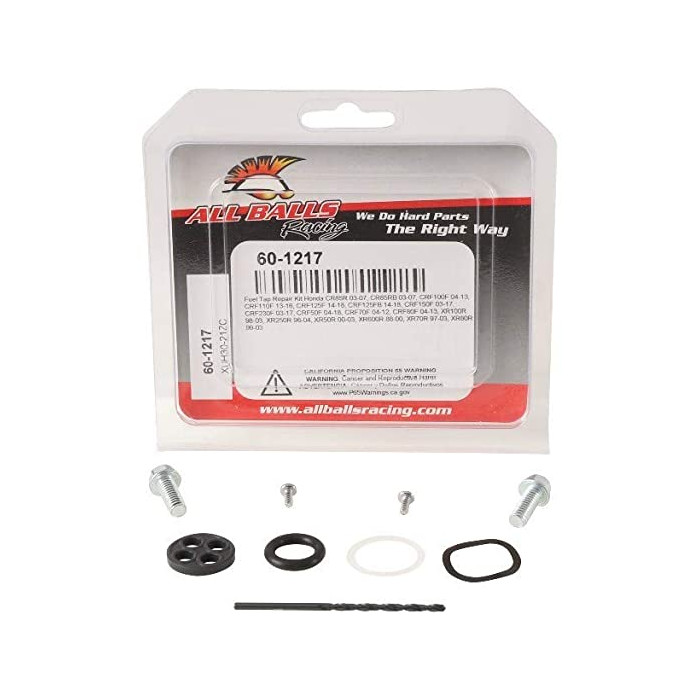 ALL BALLS fuel tap repair kit HONDA CR85R 03-07, CRF150F 03-17, CRF230F 03-16, XR250R 96-04, XR600R 88-00,