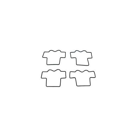 TOURMAX carburetor float cover gasket CRF/KXF/RMZ/YZF/KTM (4 pcs.) (MADE IN JAPAN)