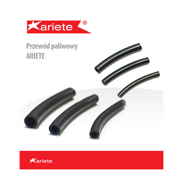 ARIETE fuel hose black 6X9 mm - 1m