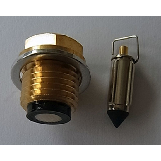 TOURMAX fuel float needle with socket YAMAHA XV 1000 '84, XV 1100 VIRAGO '86-'87 (OEM:42H-14390-00) (MADE IN JAPAN)