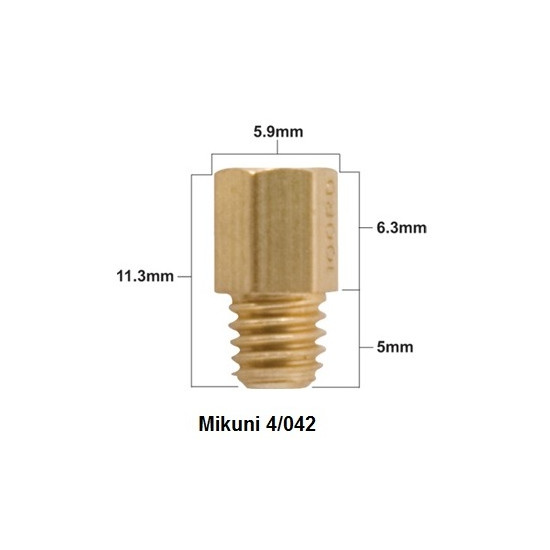 PROX Main Jet MIKUNI type 4/042 size 380 (1 pc.)
