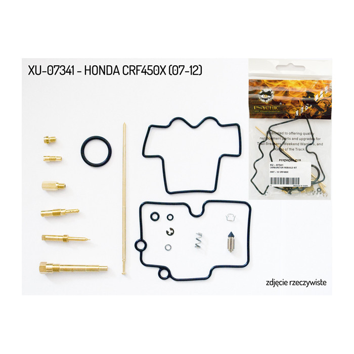 PSYCHIC carburetor repair kit HONDA CRF 450X '07-'12 (26-1473) (for 1 carburetor)