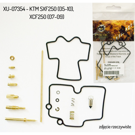 PSYCHIC carburetor repair kit KTM SXF 250 '05-'10, XCF 250 '07-'09 (26-1520) (for 1 carburetor)