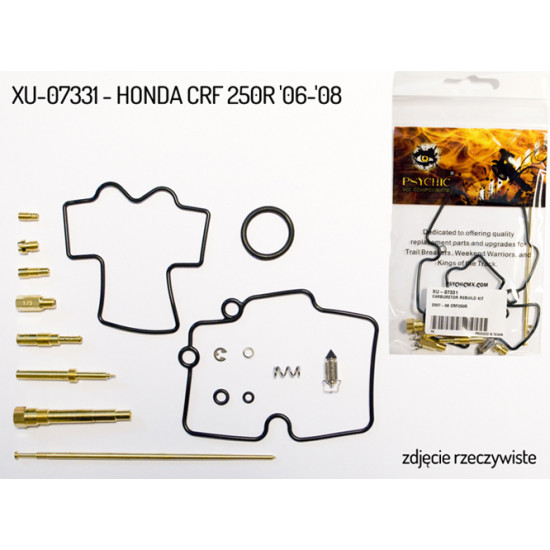 PSYCHIC carburetor repair kit HONDA CRF 250R '07-'08 (26-1141) (for 1 carburetor)