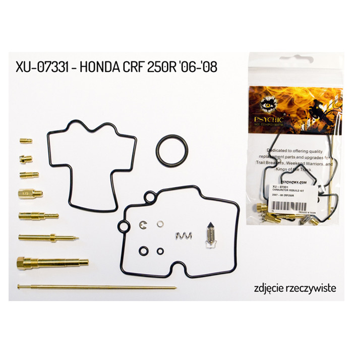 PSYCHIC carburetor repair kit HONDA CRF 250R '07-'08 (26-1141) (for 1 carburetor)