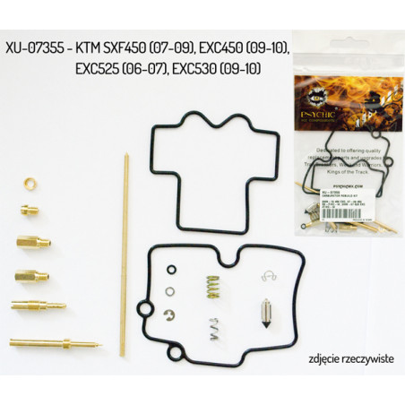 PSYCHIC carburetor repair kit KTM SXF 450 '07-'12, EXC 450 '07-'11, EXC 525 '06-'07, EXC 530 '09-'11 (26-1520) (
