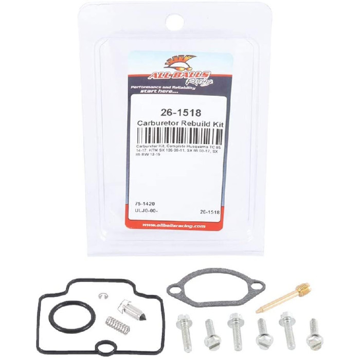 ALL BALLS carburetor repair kit KTM SX 85 '03-'18, SX 105 '06-'11, HUSQVARNA TC 85 '14-'17