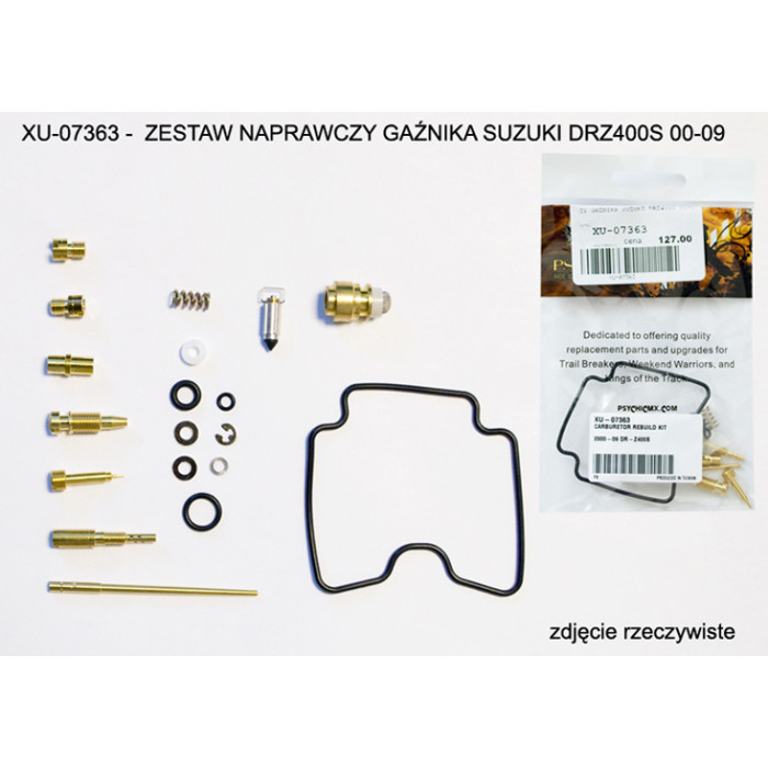 PSYCHIC carburetor repair kit SUZUKI DRZ400S 00-09 (26-1107) (for 1 carburetor)