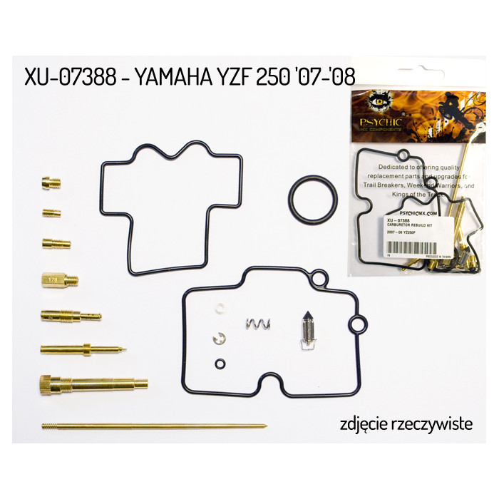 PSYCHIC carburetor repair kit YAMAHA YZF 250 '07-'08 (26-1278), (26-1275) (for 1 carburetor)