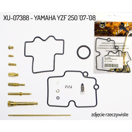 PSYCHIC carburetor repair kit YAMAHA YZF 250 '07-'08 (26-1278), (26-1275) (for 1 carburetor)