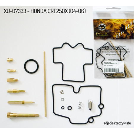 PSYCHIC karbiuratoriaus remontinis komplektas HONDA CRF 250X '04-'06 (26-1457) (1 karbiuratoriui)
